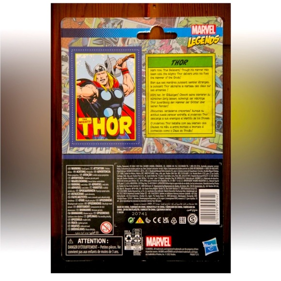 Thor 2021 Marvel Comics Superhero Kenner Toy Figure - Picture 2 of 2